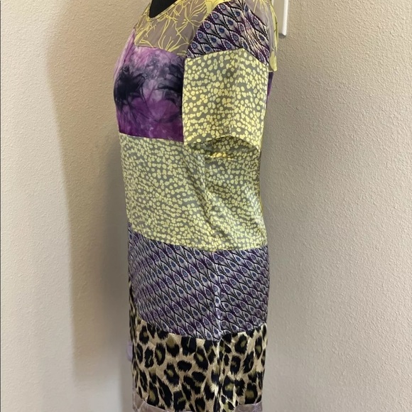 2 FOR $20 THAYER 100% SILK SHIFT DRESS OPEN BACK - Picture 3 of 7